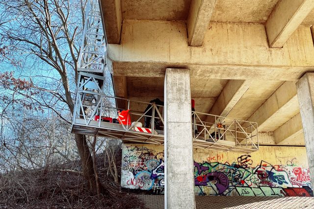 Bauwerksprüfung und Zustandbewertung von Ingenieurbauwerken / Teufelsspringbrücke